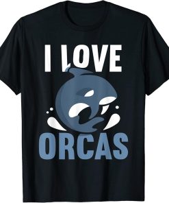 I Love Orcas Sea Whale Orca Protect T-Shirt