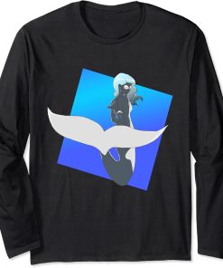 Orca Mermaid Art Long Sleeve T-Shirt