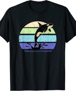 Orca Killer Whale Dress Retro Seaworld Shirts Womens Mens T-Shirt